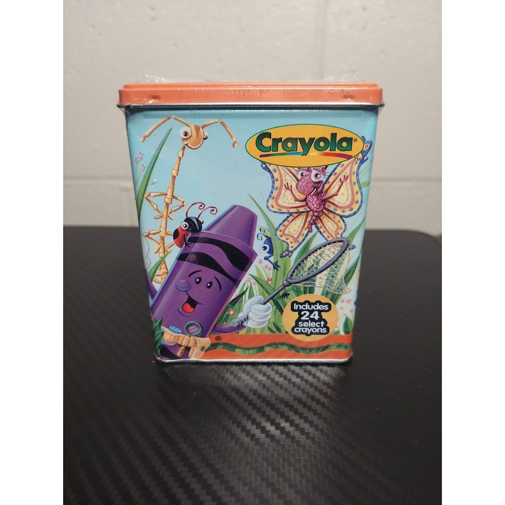 Crayola Discovery Limited Edition Collectible Advertising Tin No. 6 24 Crayons
